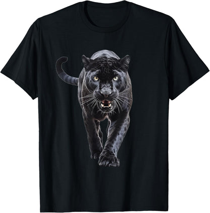 Black Panther Walking for Lovers Animal Leopard & Jaguar T-Shirt