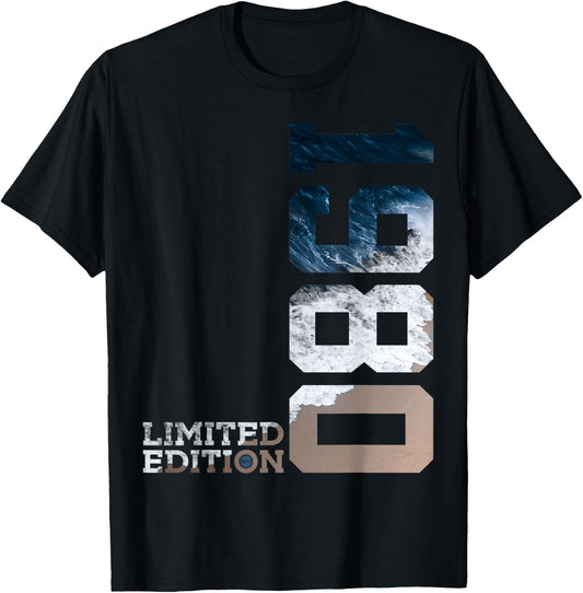 44 YEARS 44TH BIRTHDAY LIMITED EDITION 1980 , black T-Shirt