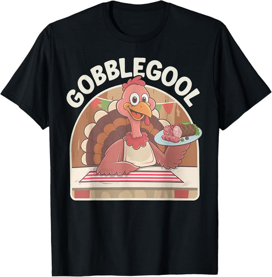 Adults Thanksgiving - Black, Small, Short Sleeve T-Shirt