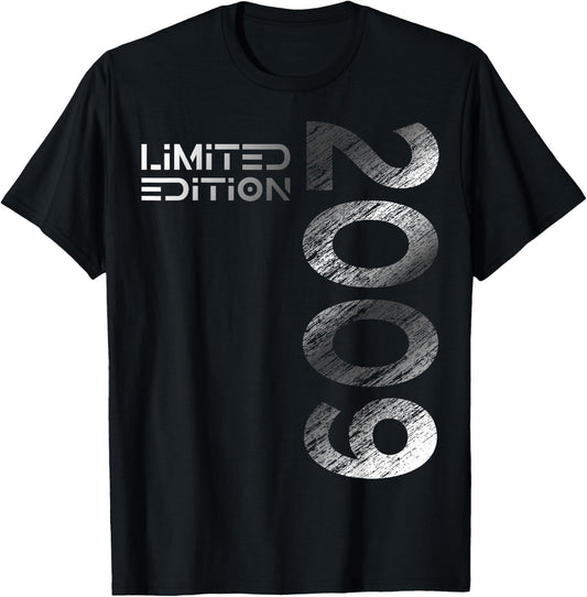 15th Birthday Limited Edition Vintage 2009 Boy Girl , black T-Shirt