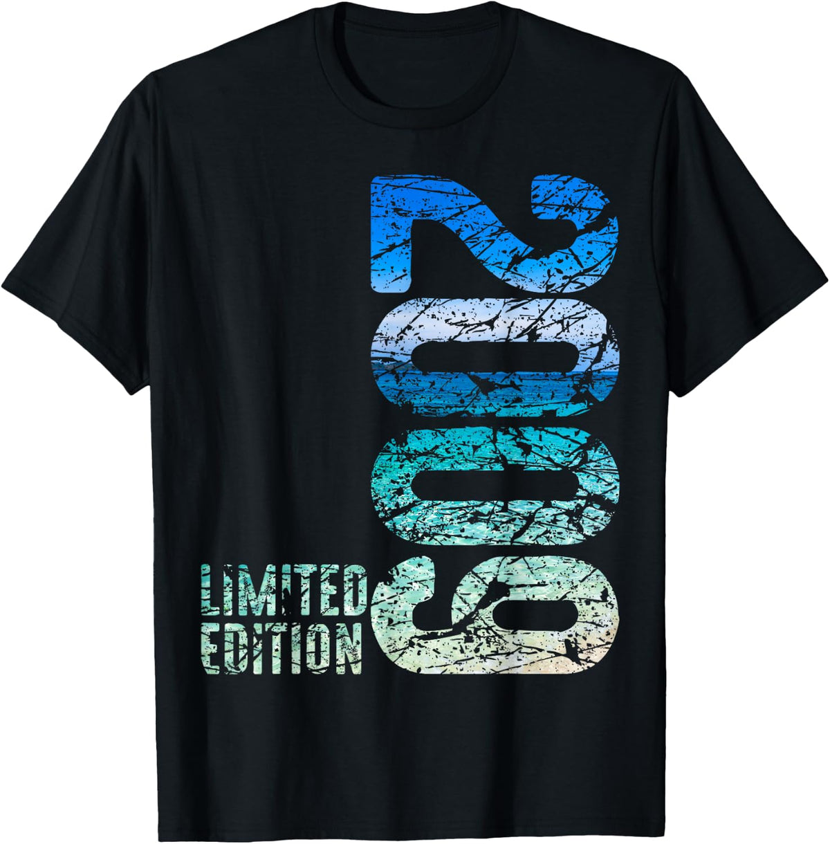 14th Birthday Boy Girl 14 Years 2009 Funny Gift , black T-Shirt