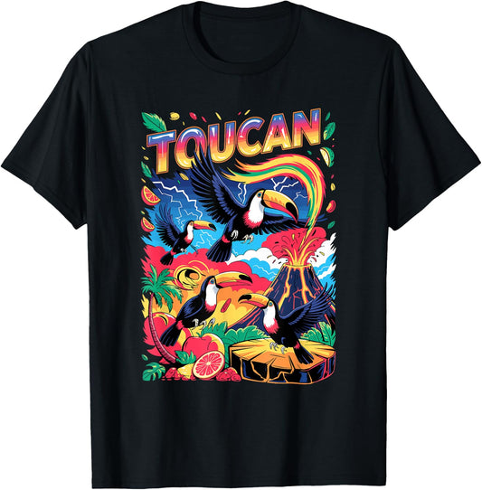 90s Vintage Toucan Toco Toucans T-Shirt