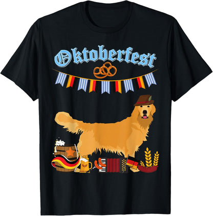Golden Retriever Oktoberfest T-Shirt