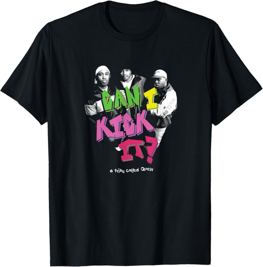 A Tribe Called Quest Can I Kick It? -Adults , Black, Small, Short Sleeve T-Shirt