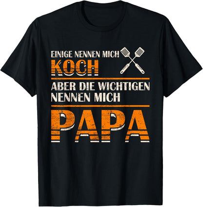 Bester Koch Kochender Papa Chefkoch Kochen T-Shirt