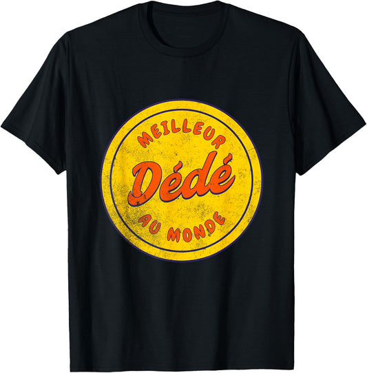 Best Dedee in the World Gift Custom Name Dedicated , Black, S T-Shirt