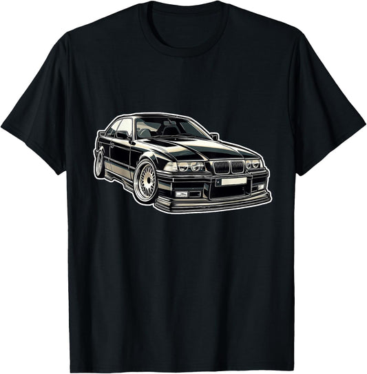 Alte Deutsche Klassische Autos Tuning E36 , Black, S T-Shirt