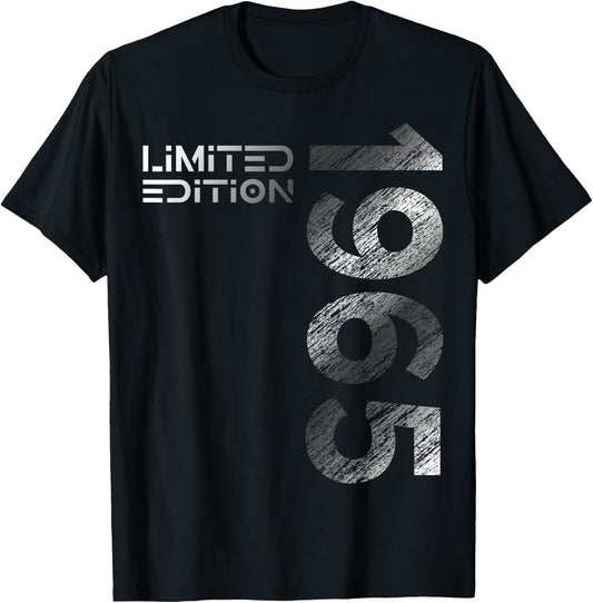60th Birthday Limited Edition Vintage 1965 Man Woman , black T-Shirt