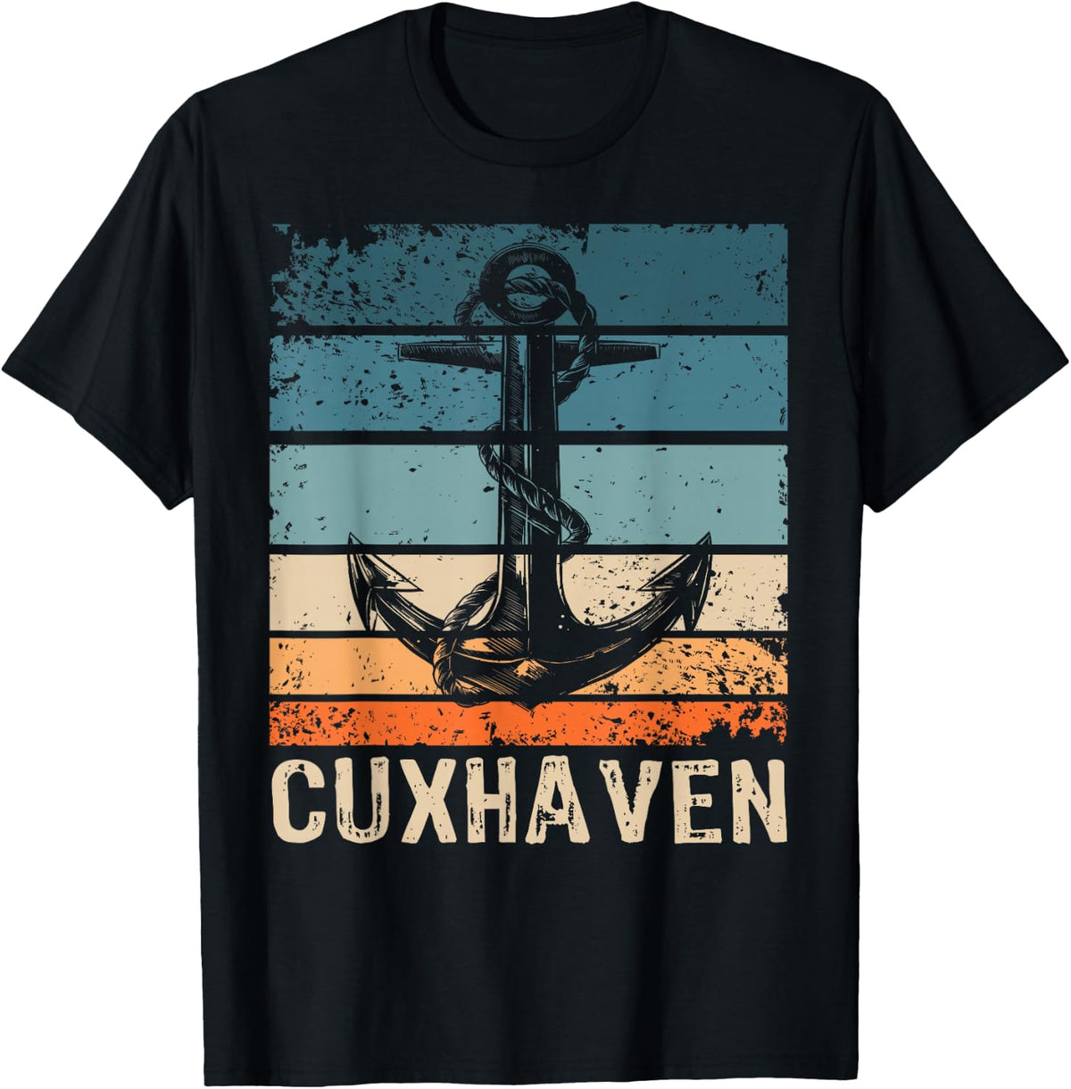 Funny Cuxhavener Sayings North Sea Coast City Cuxhaven , black T-Shirt