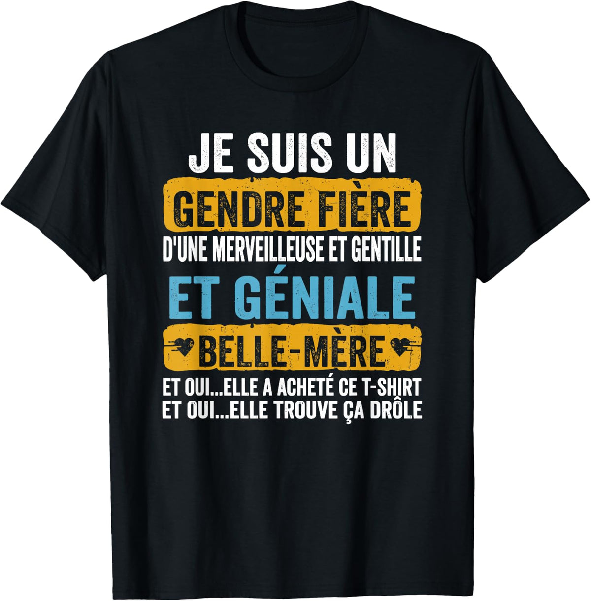 I am a proud son-in-law of a wonderful and kind and , Black, S T-Shirt