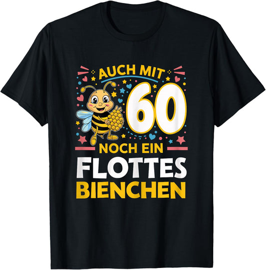 60th Birthday Woman 60 Years 1964 Decorative Funny Gift Women's , black T-Shirt