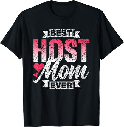 with German Text Beste Gastmutter Aller Zeit [German Language], black T-Shirt