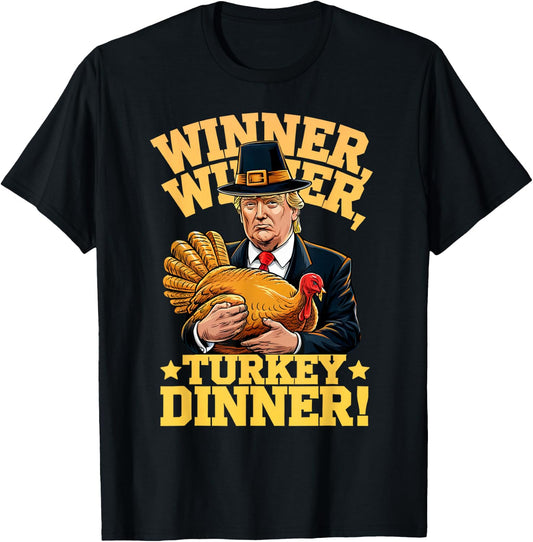 Adults & Kids Humorous Thanksgiving Themed Design Black Small Short Sleeve T-Shirt