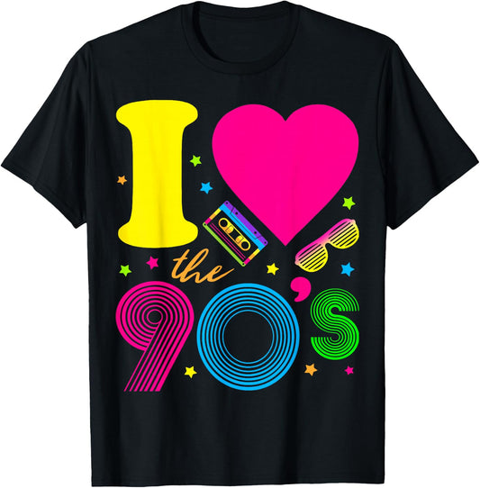 1990's 90s I Heart The Nineties T-Shirt