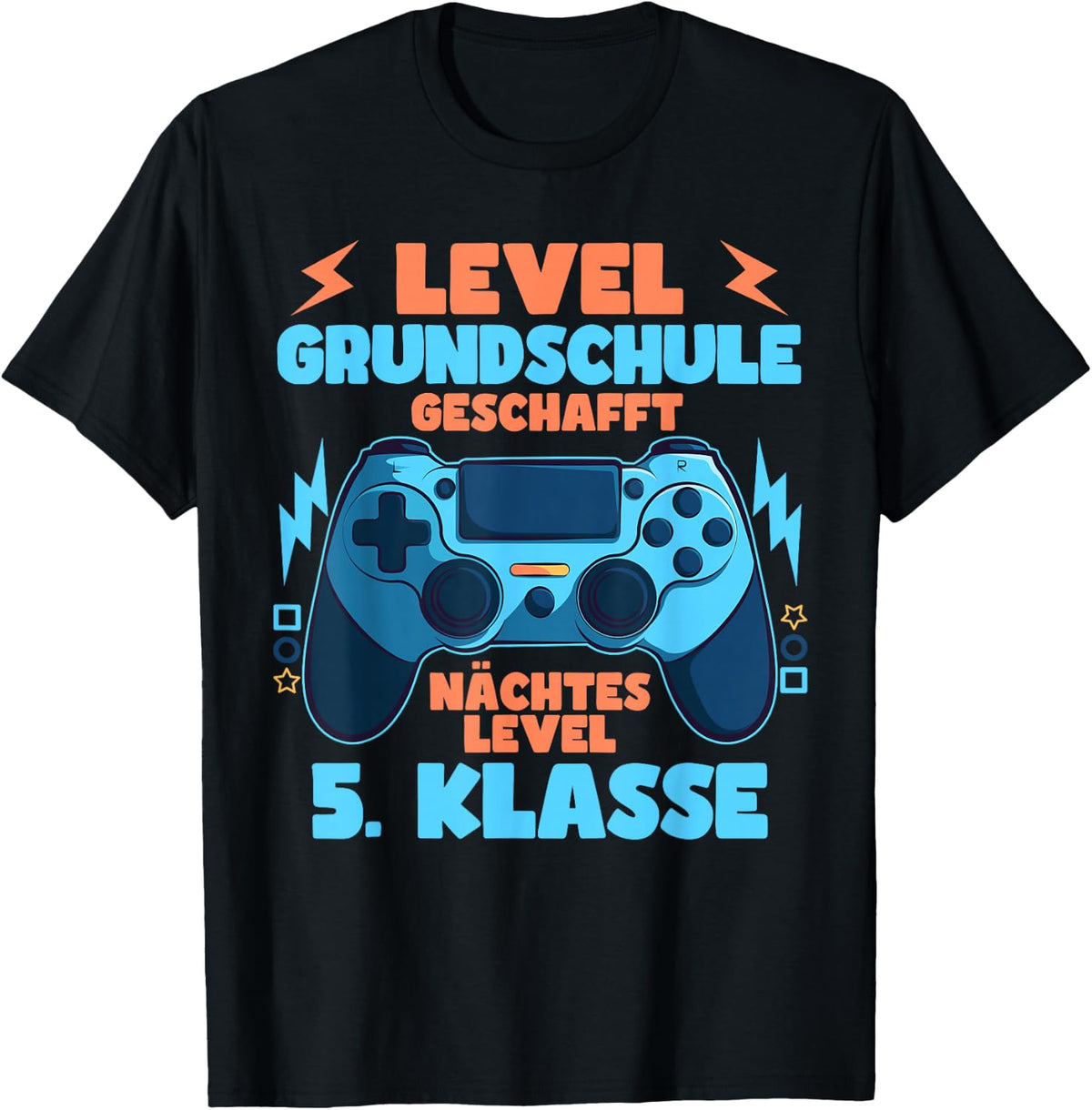 Primary School Graduation 2024 Level Primary School Schafft Gamer , black T-Shirt