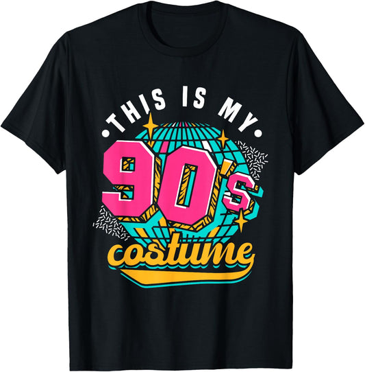 90s Fashion This Is My 90s Costume Retro Aesthetic T-Shirt