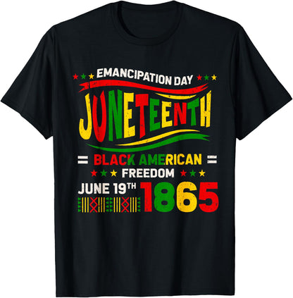 Juneteenth Celebrating Black Freedom 1865 Women Kids T-Shirt