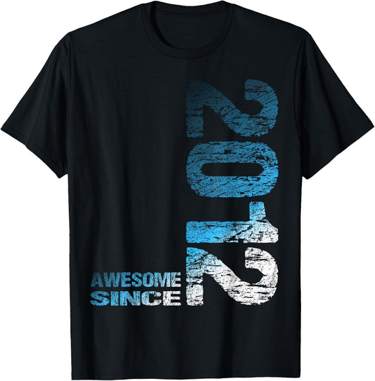 Awesome since 2012 13th Birthday Born 2012 T-Shirt