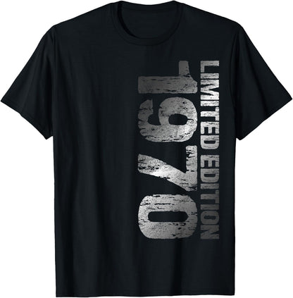 1970 Man Woman 53rd Birthday Limited Edition 53 , black T-Shirt