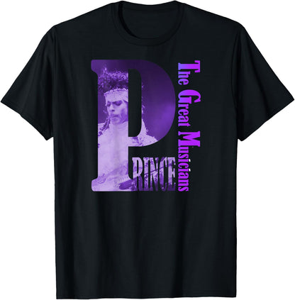 PRINCE_Purple Rain_001 , Black, S T-Shirt