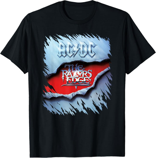 AC/DC The Razor's Edge Album Cover , black T-Shirt
