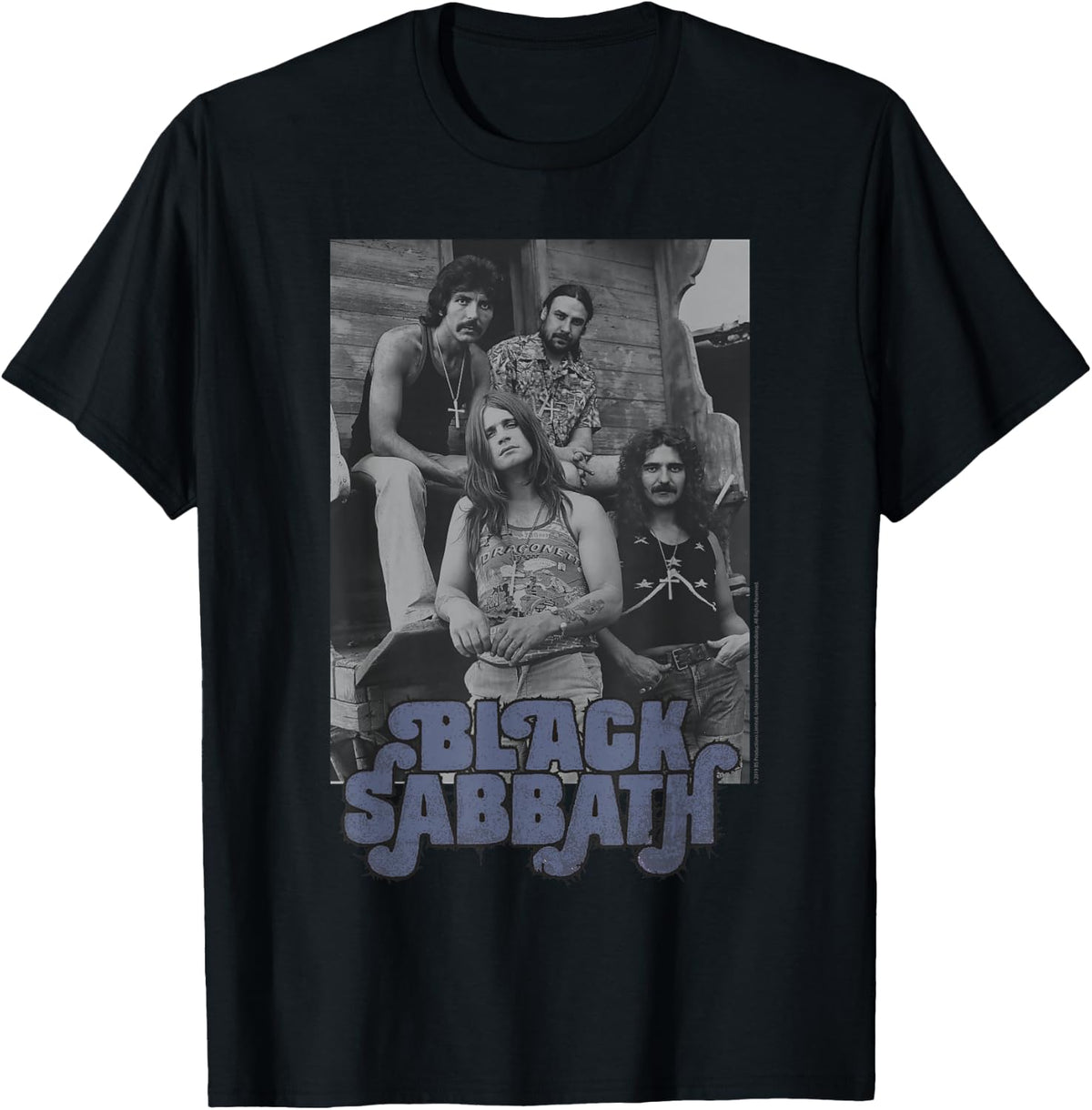 Black Sabbath Retro Photo T-Shirt