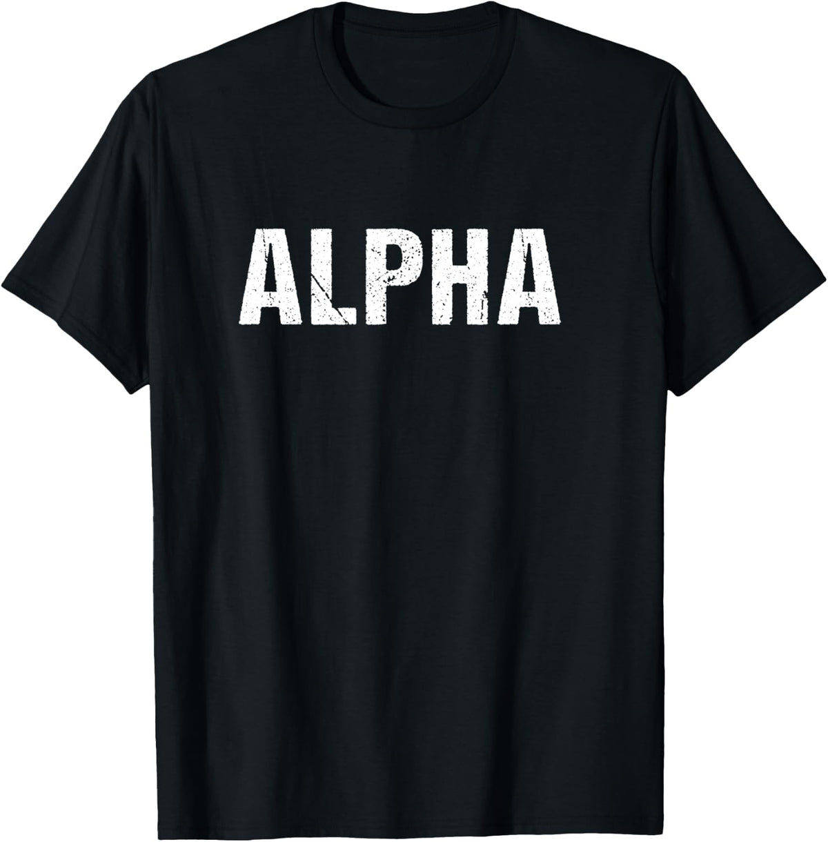 Alpha Shirt, black T-Shirt