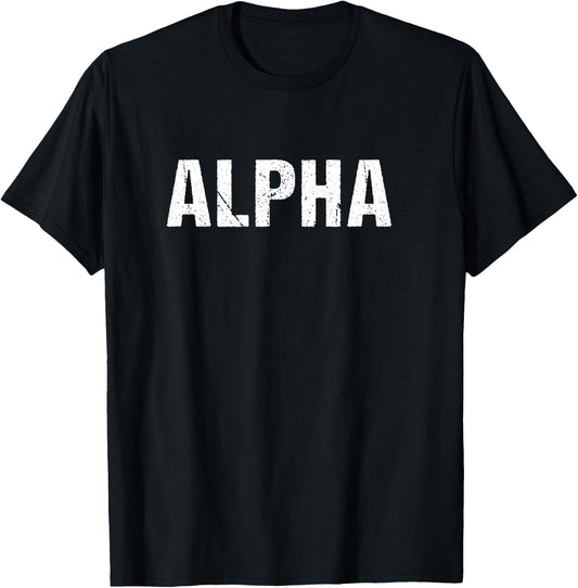 Alpha Shirt, black T-Shirt