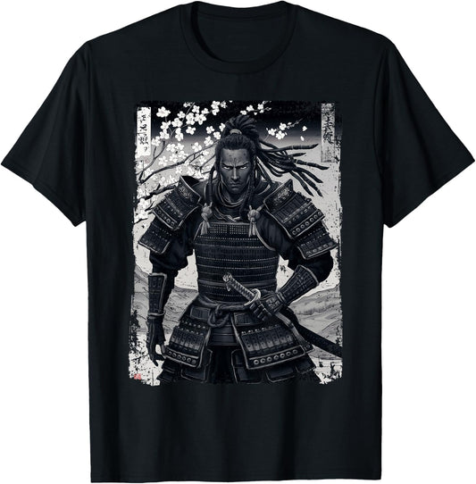 Yasuke First Black Warrior Samurai Japanese Art , Black, S T-Shirt