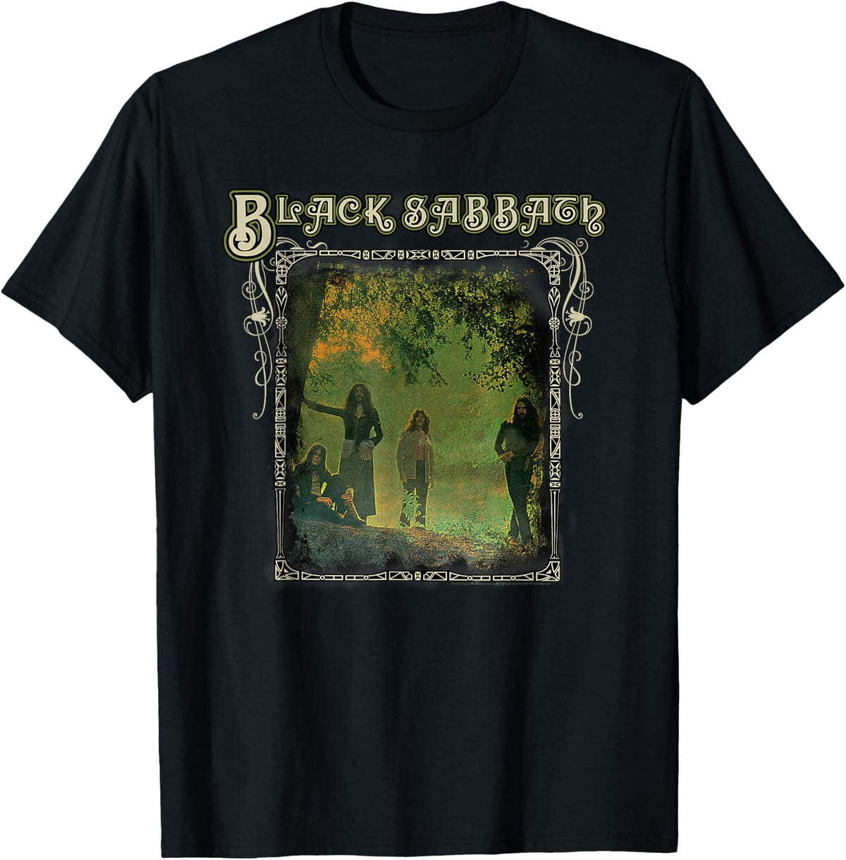 Black Sabbath Band Garden Photo T-Shirt