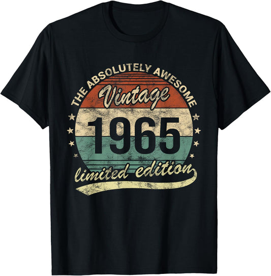Absolut Fantastischer Jahrgang 1965 Man Woman Birthday , black T-Shirt