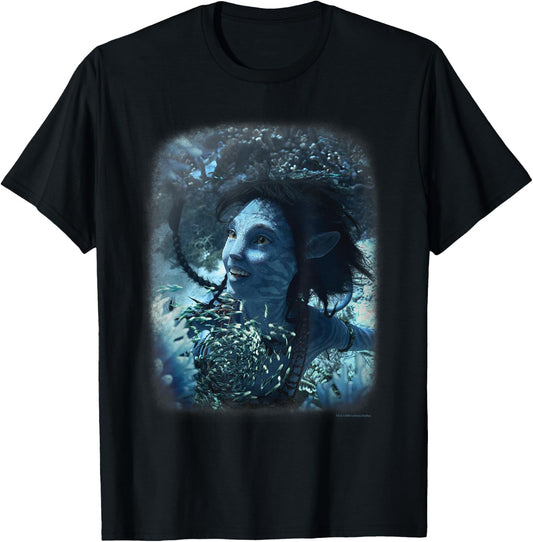 Avatar: The Way of Water Kiri Joy Beneath the Waves Na'vi , black T-Shirt