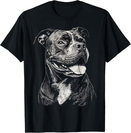 American Bully Dog Graphic Pet Art American Bully , Black, S T-Shirt