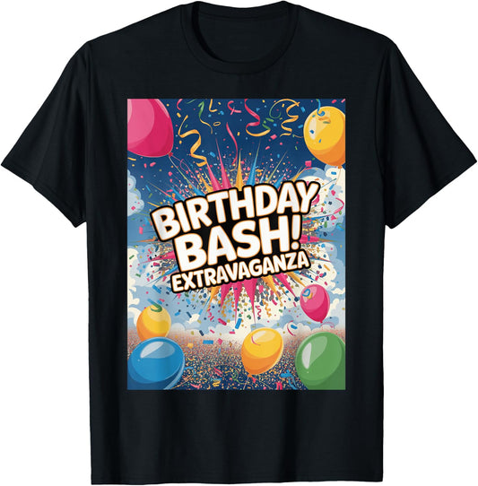 Birthday Bash Extravaganza Celebration Party T-Shirt