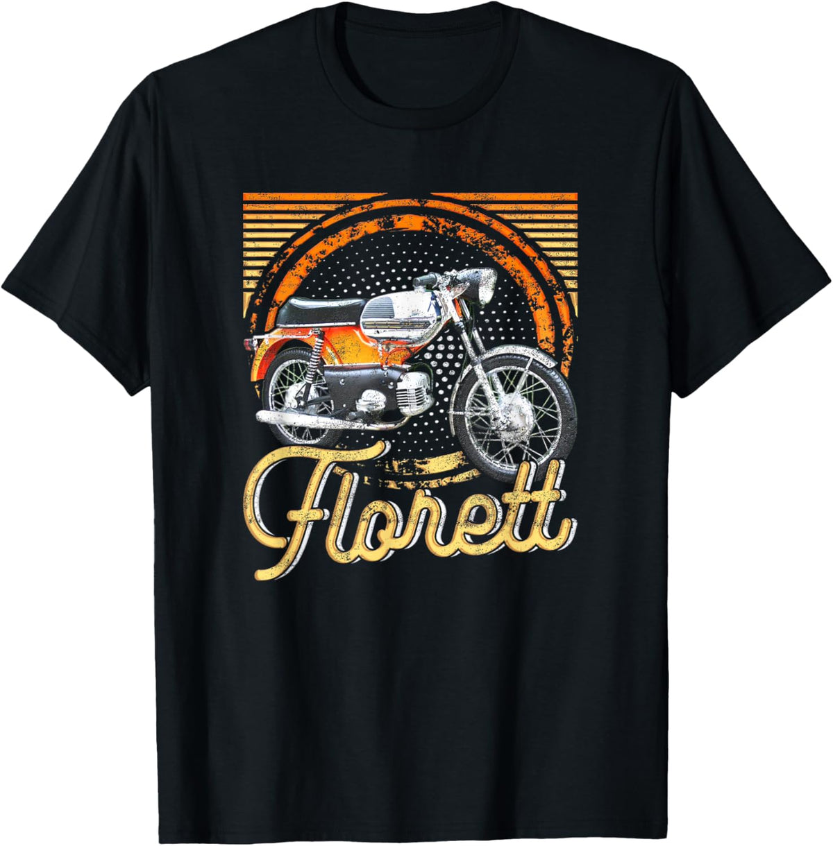 Kreidler Florett Moped Classic , black T-Shirt