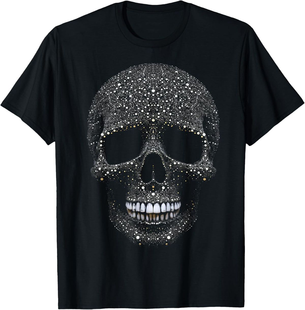 Skull Art Graphic Skull , Black, S T-Shirt