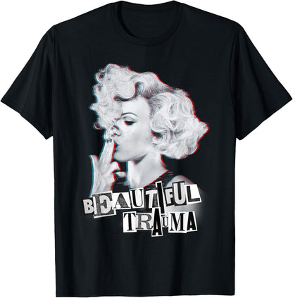 P! NK Beautiful Trauma , Black, S T-Shirt