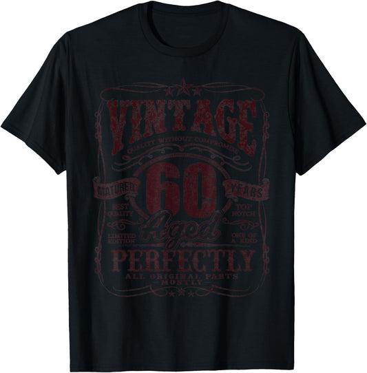 60 Years Old Vintage 1962 Limited Edition 60th Birthday T-Shirt