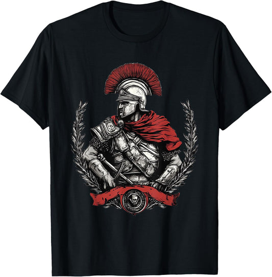 Adults Kids Roman History Military Black Small T-Shirt